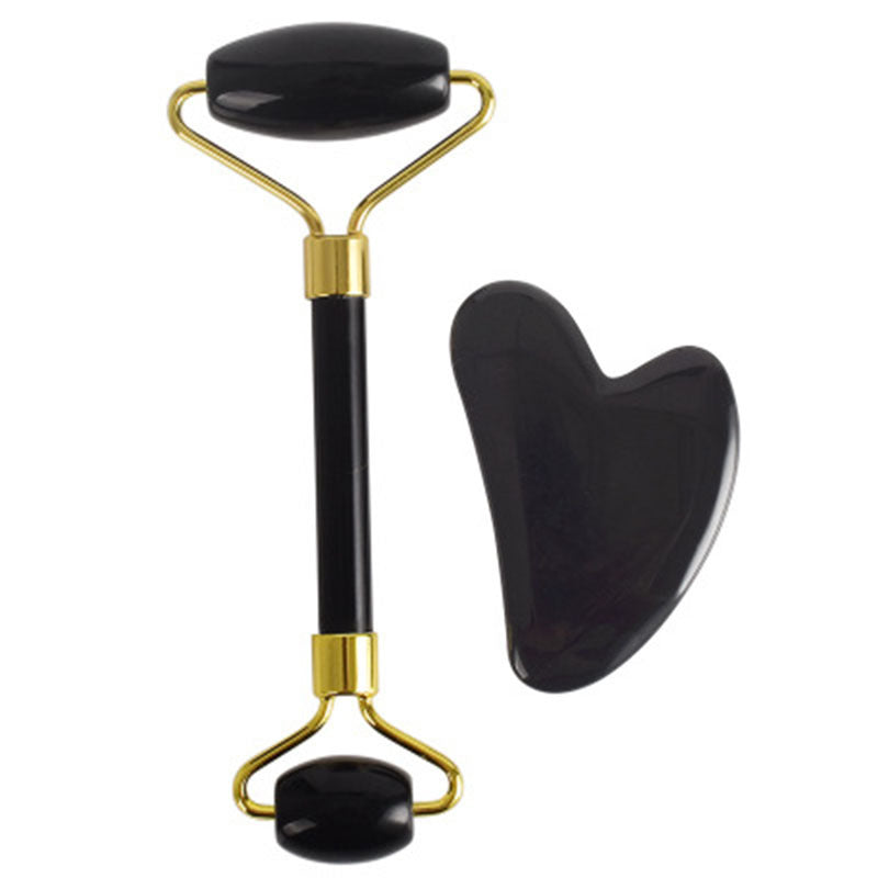 Facial Massage Roller & Gua Sha Set