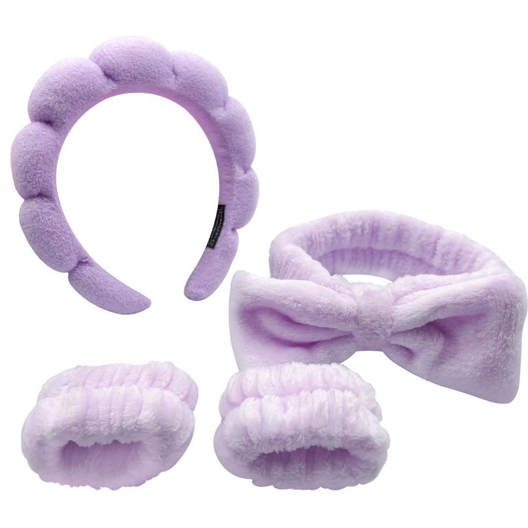 4-Piece Purple Hairband & Bracelet Set MERLIÁ