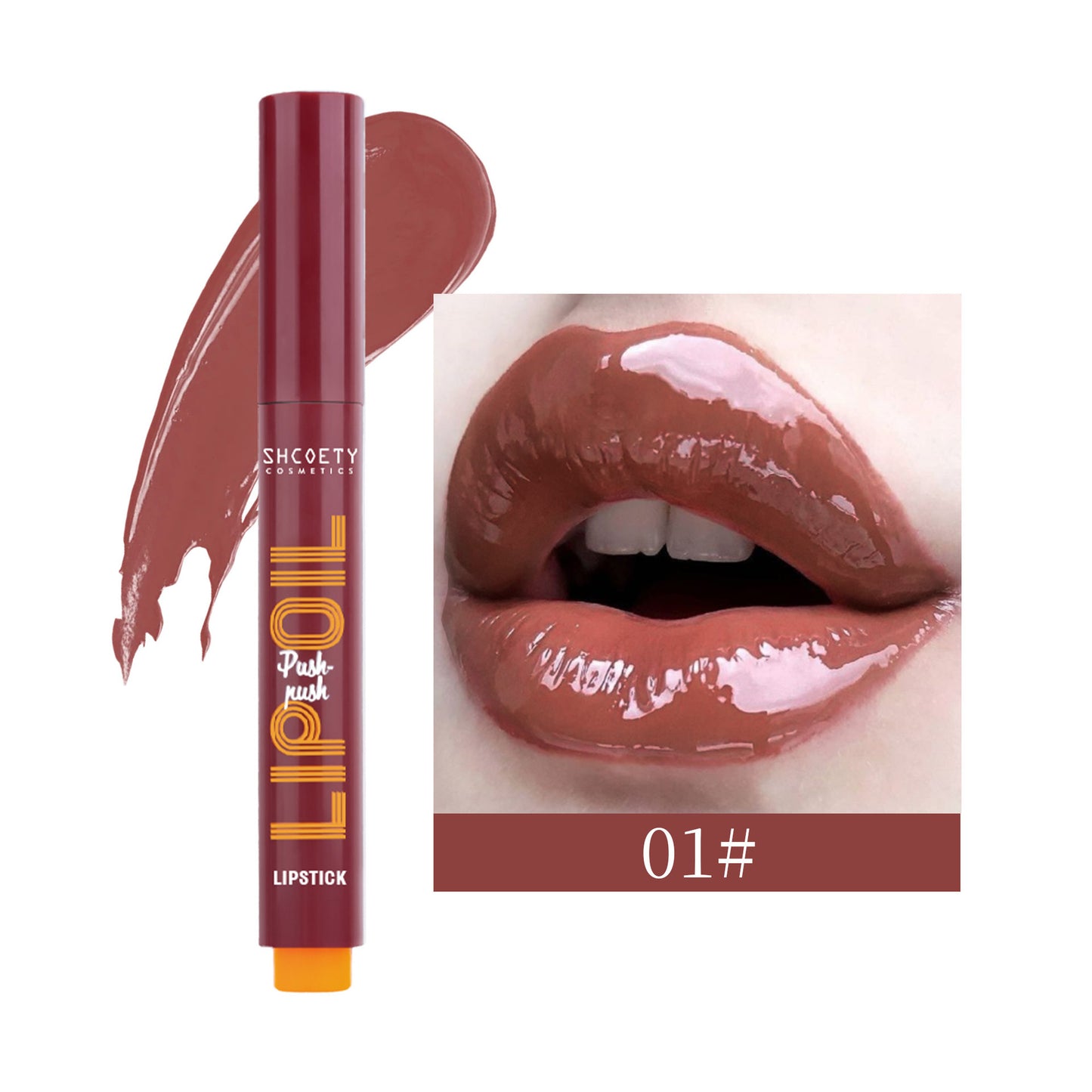 Makeup Press Lippenstift – Hochglänzend & langanhaltend