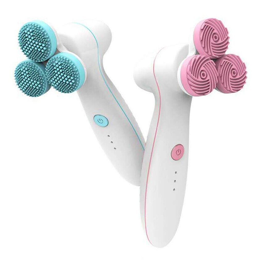 Electric Facial Cleansing Brush – Triple Round Head MERLIÁ