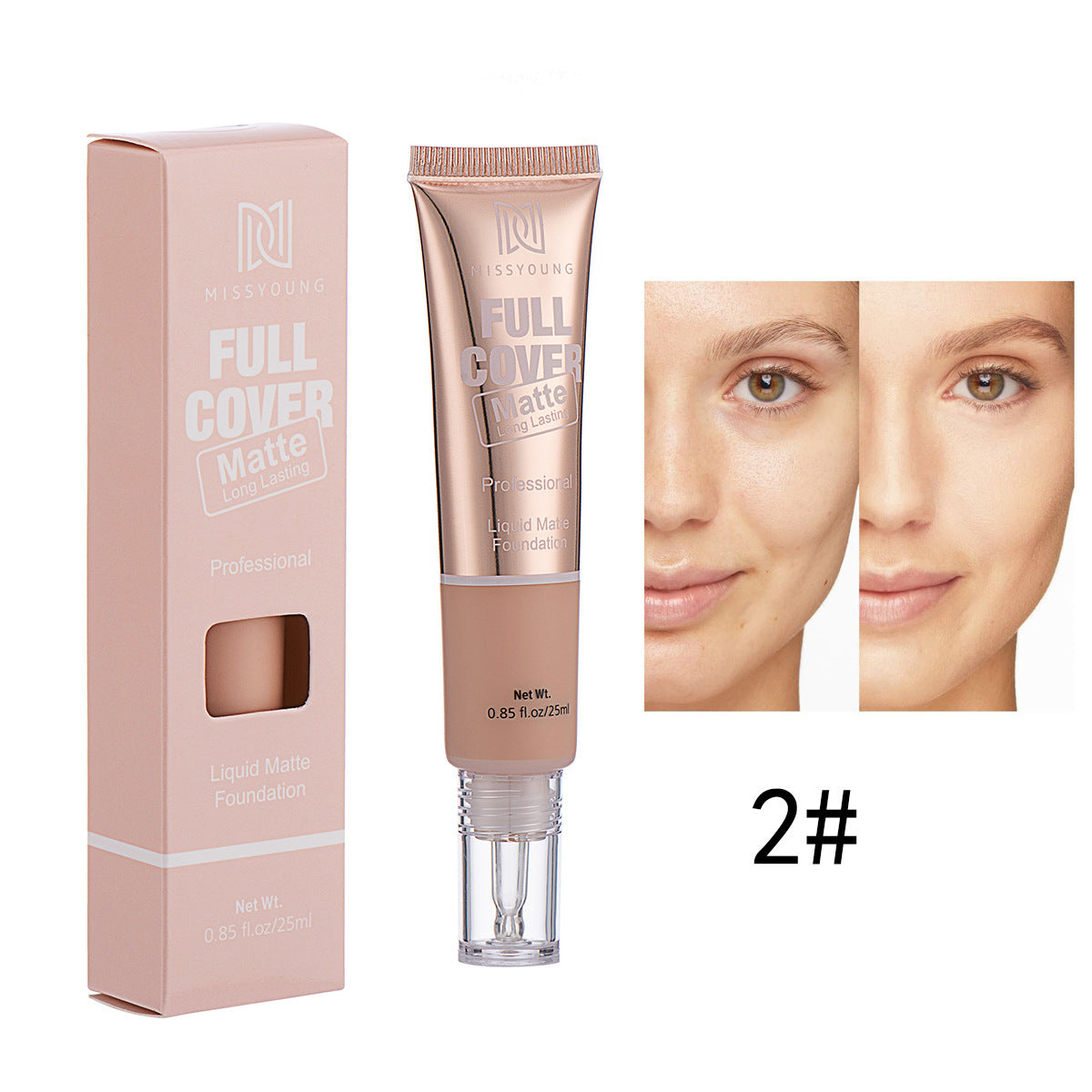 Lightweight Matte Liquid Foundation MERLIÁ