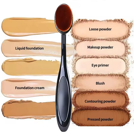 Luxury Oval Makeup Brush - MERLIÁ
