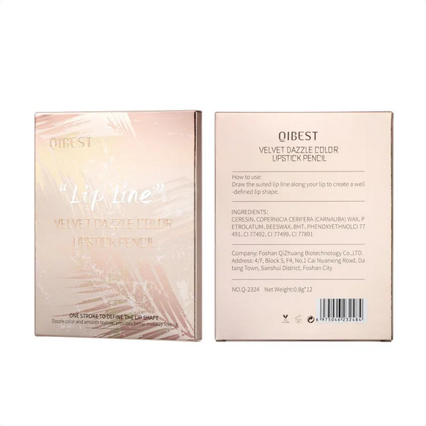 12-Piece Waterproof & Long-Lasting Lip Liner Set MERLIÁ