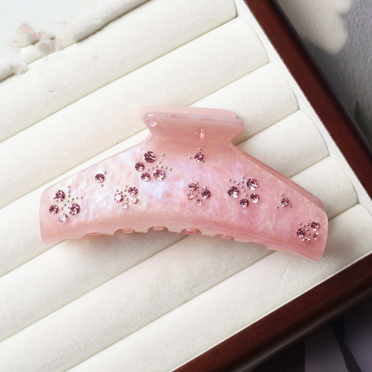 Crystal Bloom Hair Claw