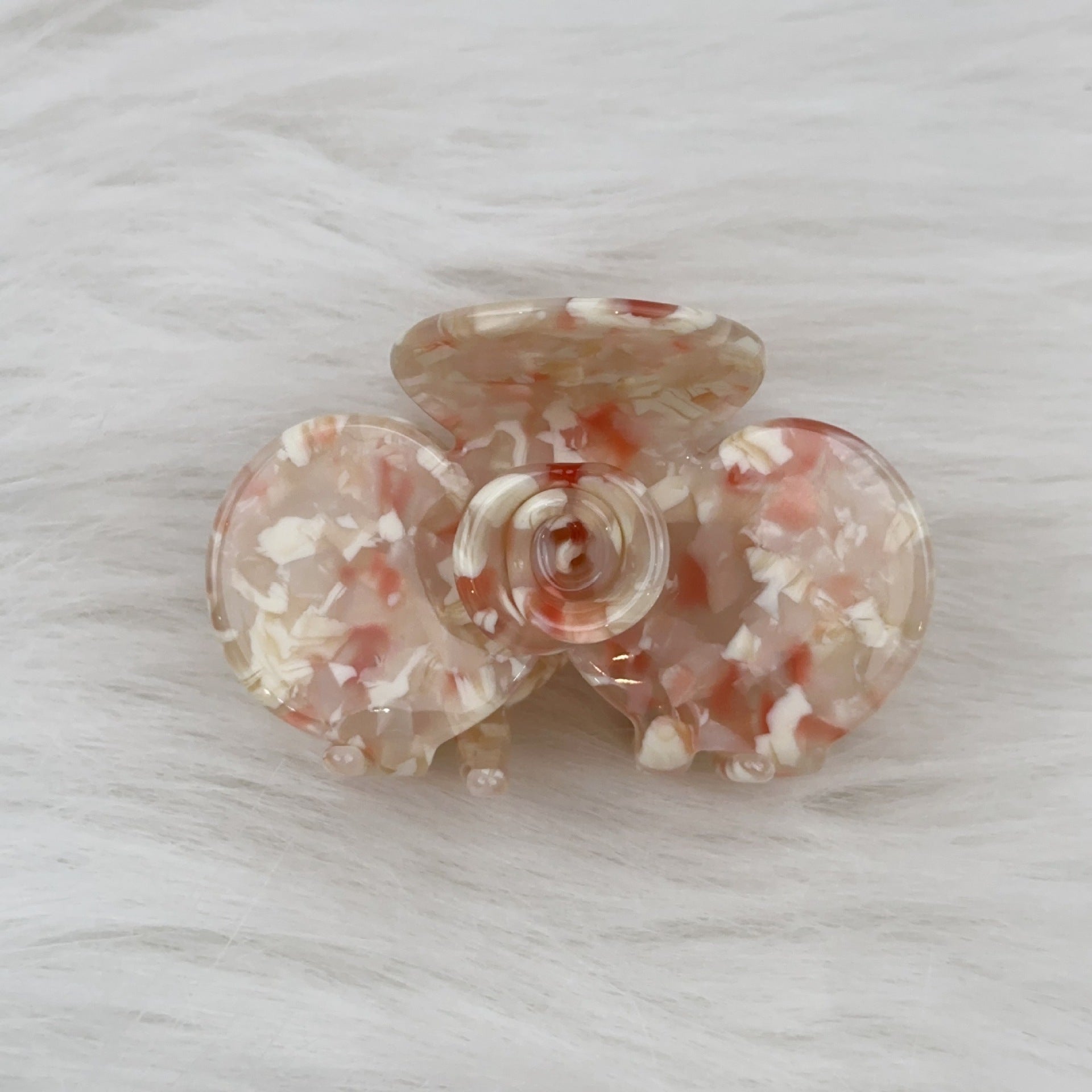 French Style Cold Medium Rose Flower Barrettes MERLIÁ