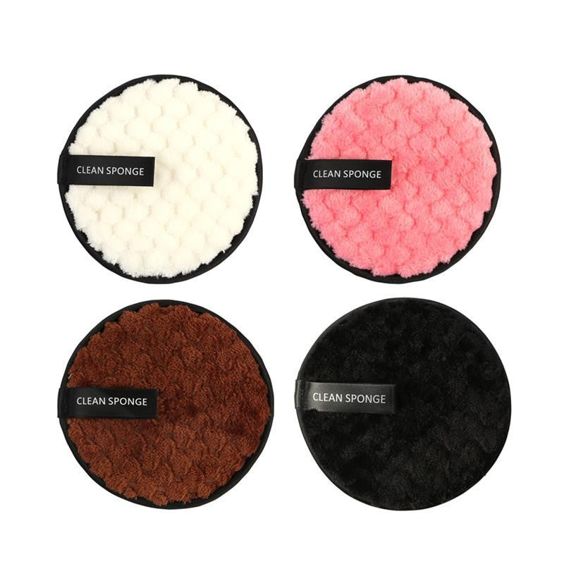 Soft & Reusable Makeup Remover Puffs – 4pc MERLIÁ