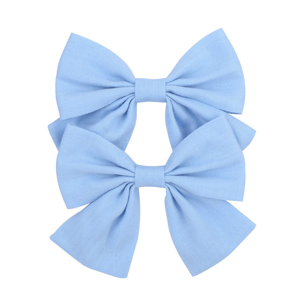 Clip-on hair bow for girls 🎀