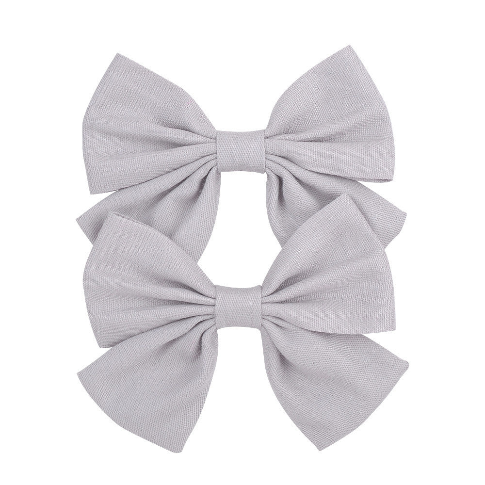 Clip-on hair bow for girls 🎀