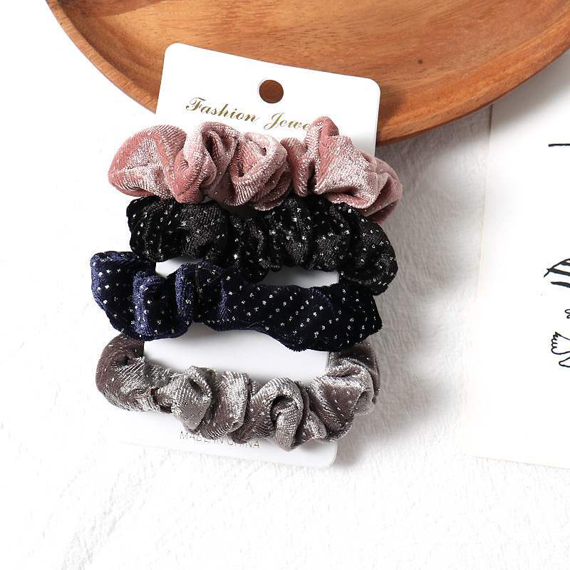 Colorful Satin Scrunchie Set