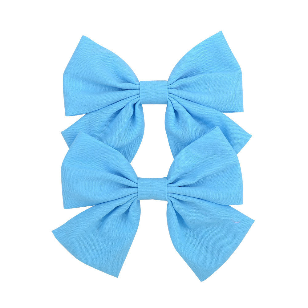 Clip-on hair bow for girls 🎀