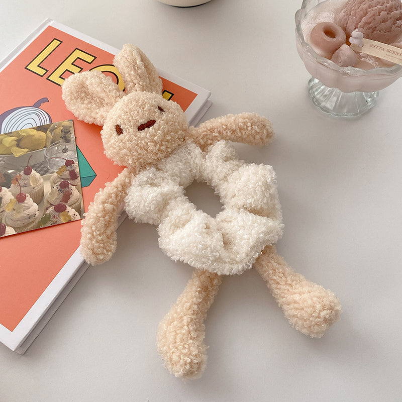 Korean Plush Bear Large Intestine Hair Tie MERLIÁ