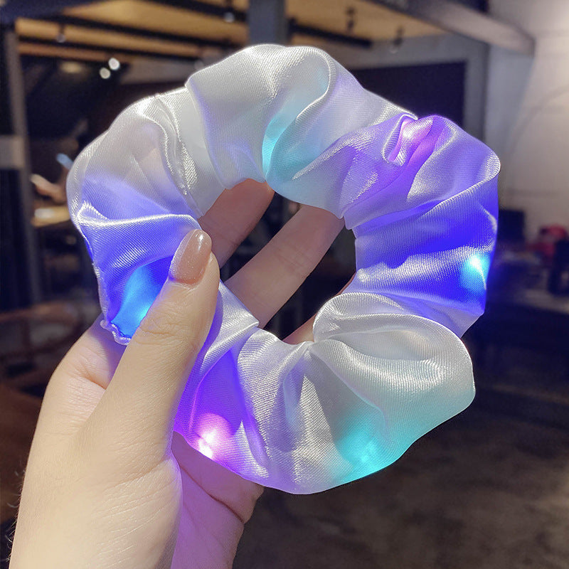 Colorful LED Hair Scrunchies