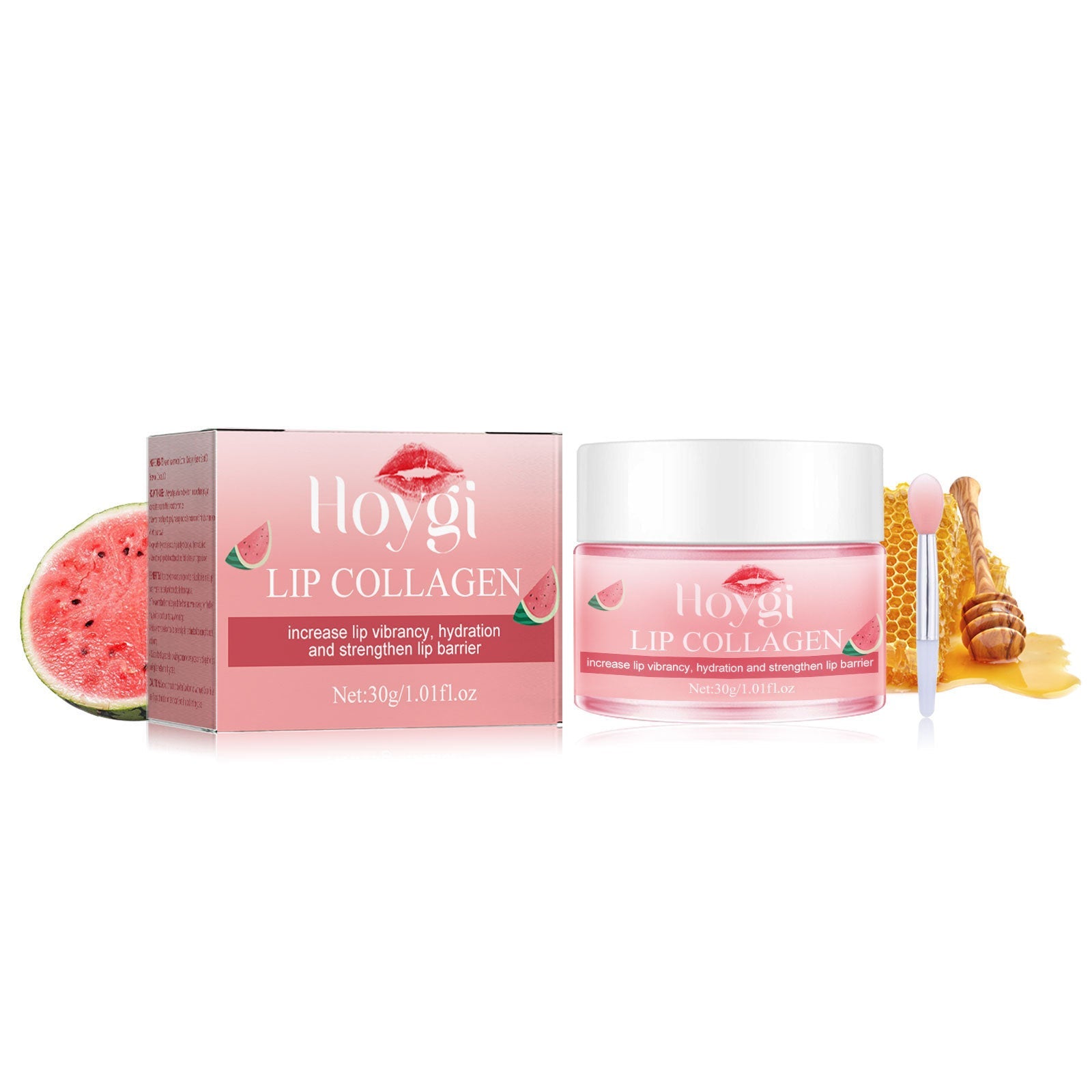 Watermelon Flavor Lip Balm with brush🍉 MERLIÁ