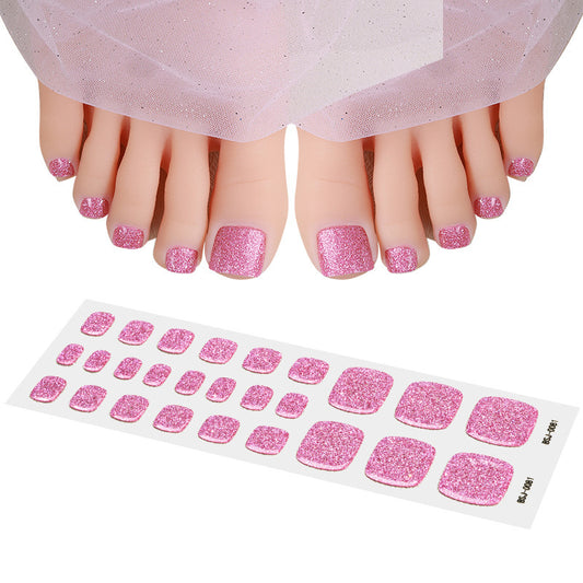 Pure Color Gel-Nagelaufkleber