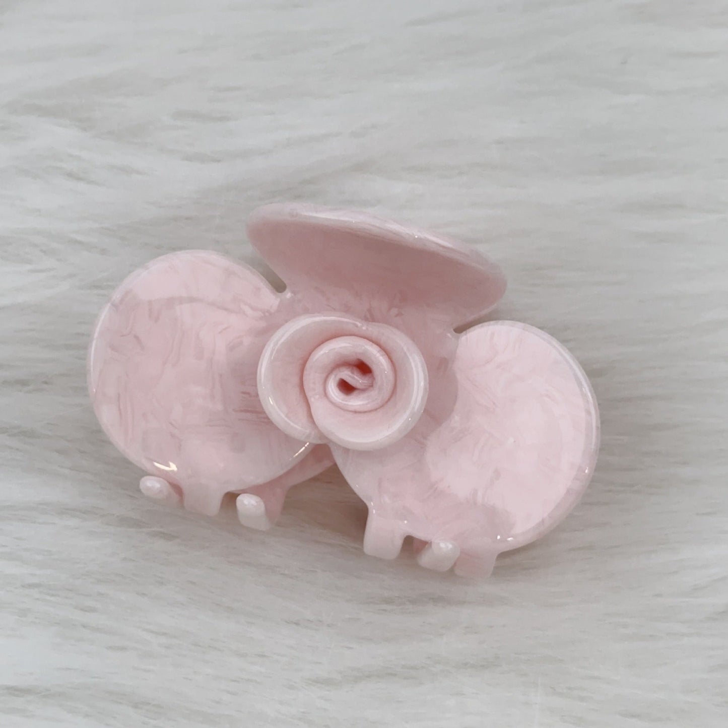 French Style Cold Medium Rose Flower Barrettes MERLIÁ