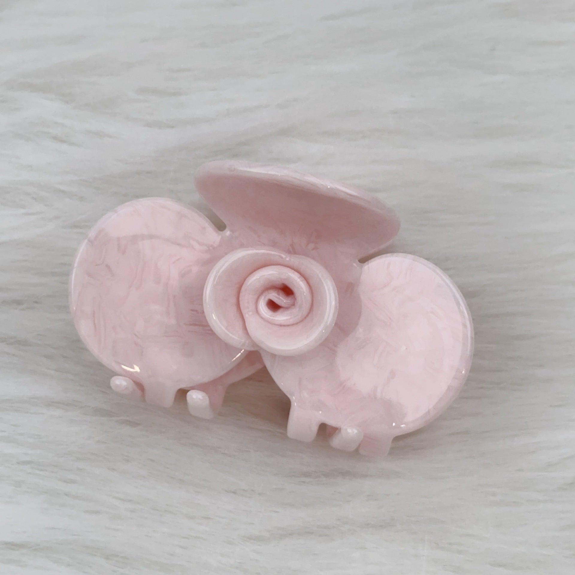 French Style Cold Medium Rose Flower Barrettes MERLIÁ