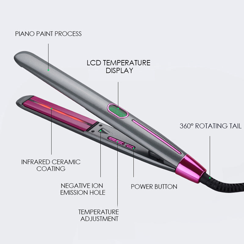 Plancha de pelo con iones negativos infrarrojos