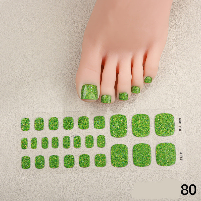 Pure Color Gel-Nagelaufkleber