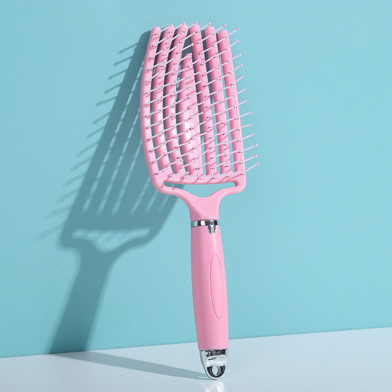 Hair comb with massage head