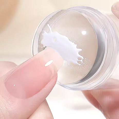 Clear Silicone Nail Art Stamp