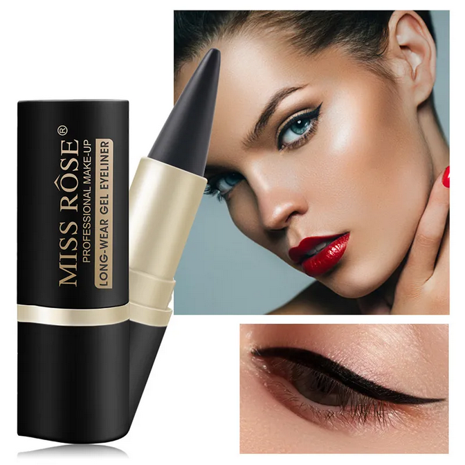 Wasserfester schwarzer Eyeliner-Stift