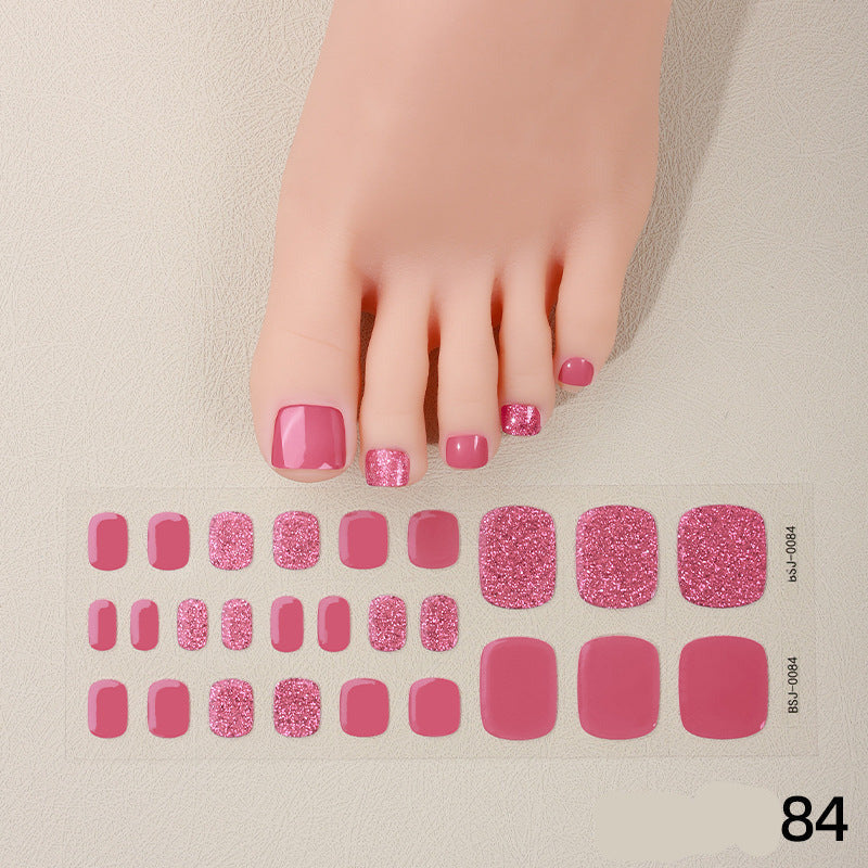 Pure Color Gel-Nagelaufkleber