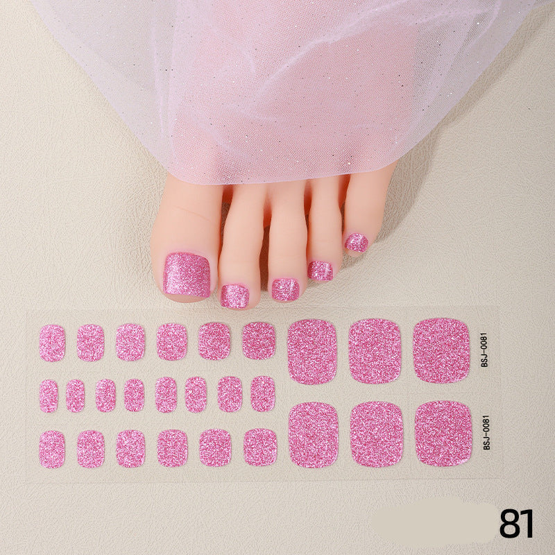 Pure Color Gel-Nagelaufkleber
